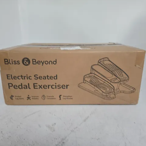 BLISS & BEYOND ELECTRIC SEATED PEDAL EXERCISER – BOXED