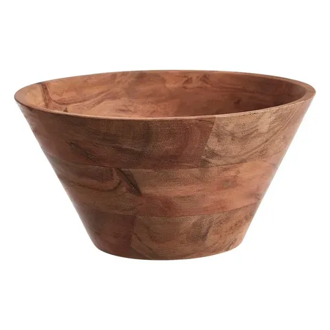 BOXED ALPEN HOME FLANAGAN WOOD SALAD BOWL