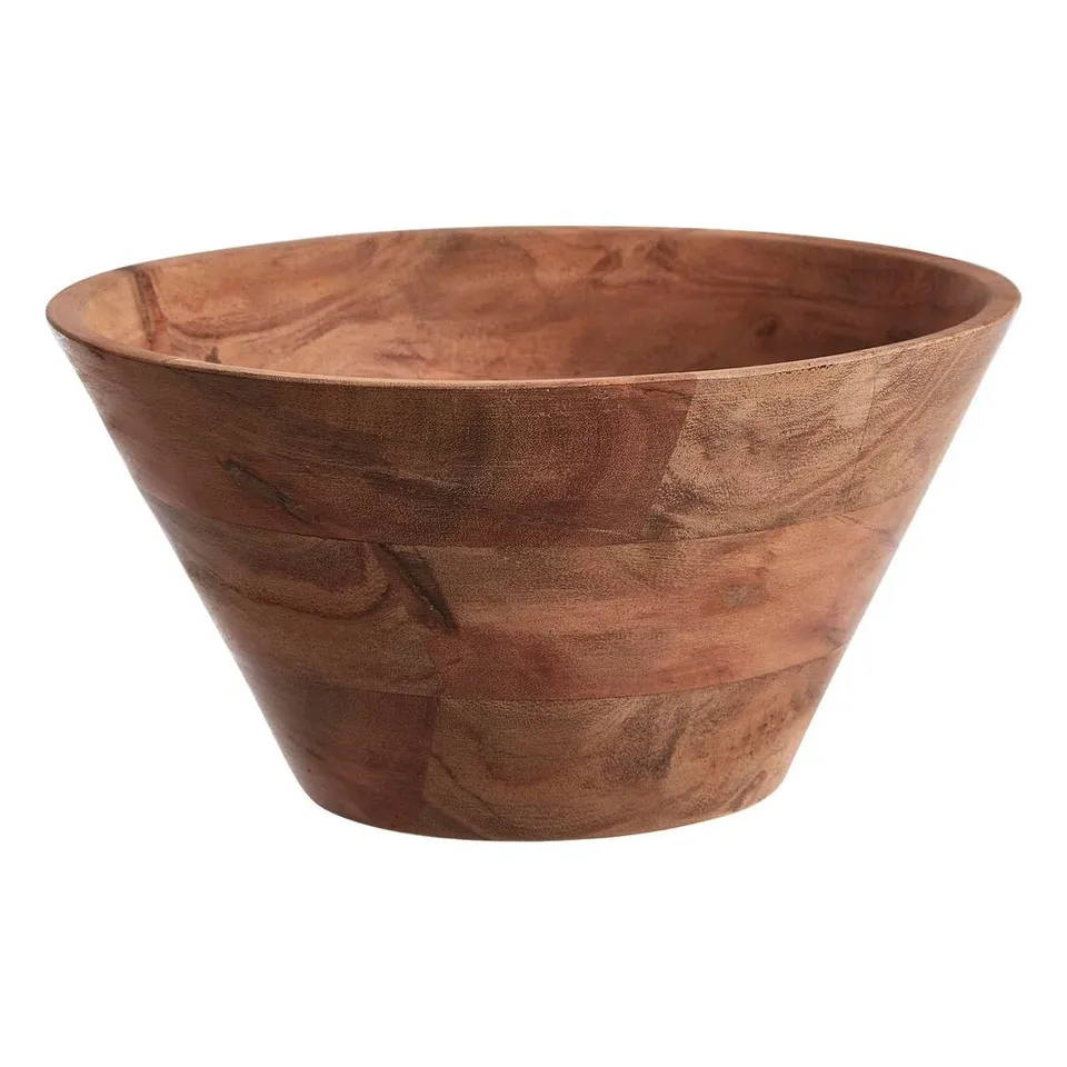 BOXED ALPEN HOME FLANAGAN WOOD SALAD BOWL