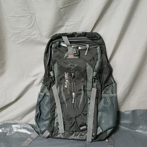 JIAN FENG BACKPACK – BLACK/GREEN OUTDOOR RUCKSACK 