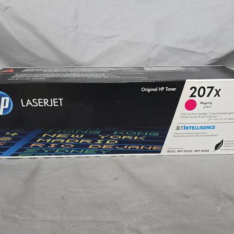 BOXED AND SEALED HP LASERJET 207X MAGENTA TONER CARTRIDGE – ORIGINAL HP 