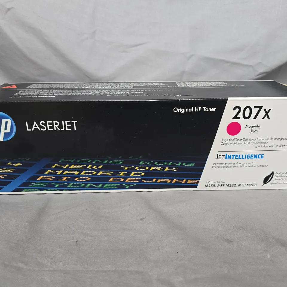 BOXED AND SEALED HP LASERJET 207X MAGENTA TONER CARTRIDGE – ORIGINAL HP 