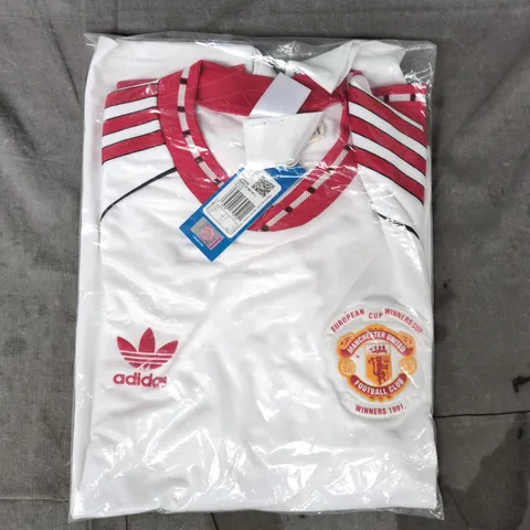 BAGGED ADIDAS MANCHESTER UNITED WINNERS 1991 JERSEY SIZE LARGE