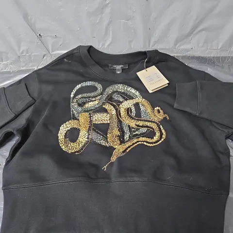 ALL SAINTS MEDIUM SEPARO SEQUIN SWEATSHIRT 