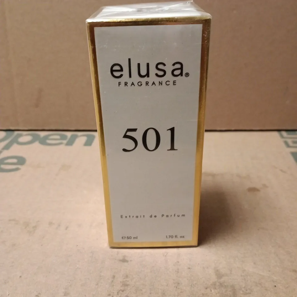 BOXED AND SEALED ELUSA 501 50ML EAU DE PARFUM