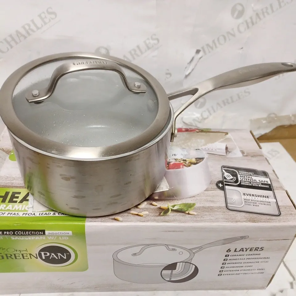 THE ORIGINAL GREEN PAN VENICE PRO COLLECTION CERAMIC NON STICK PAN 