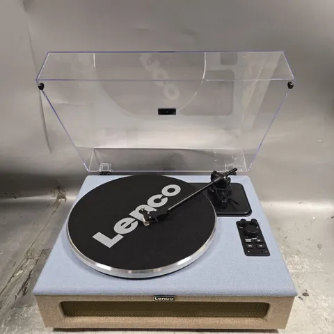BOXED LENCO LS-440BUBG BLUETOOTH TURNTABLE WITH BUILT IN SPEAKERS