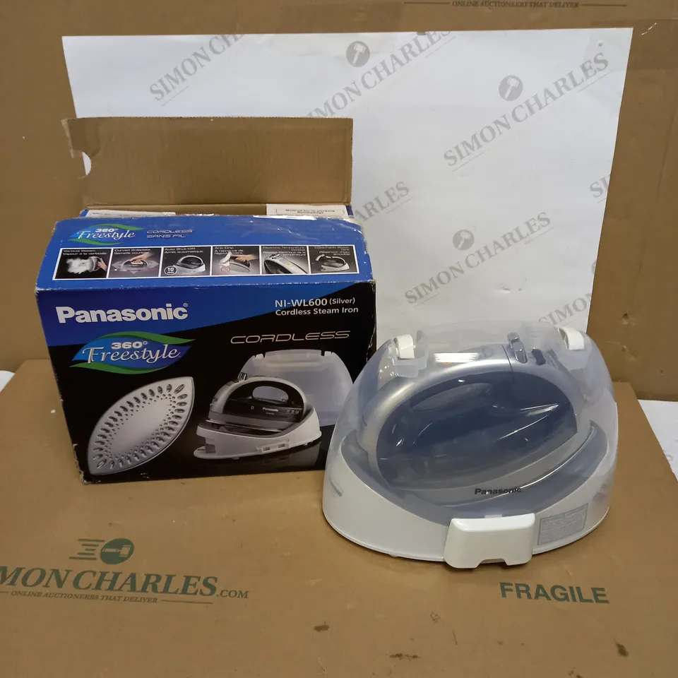 PANASONIC CORDLESS, PORTABLE 1500W CONTOURED MULTI-DIRECTIONAL STEAM/DRY IRON