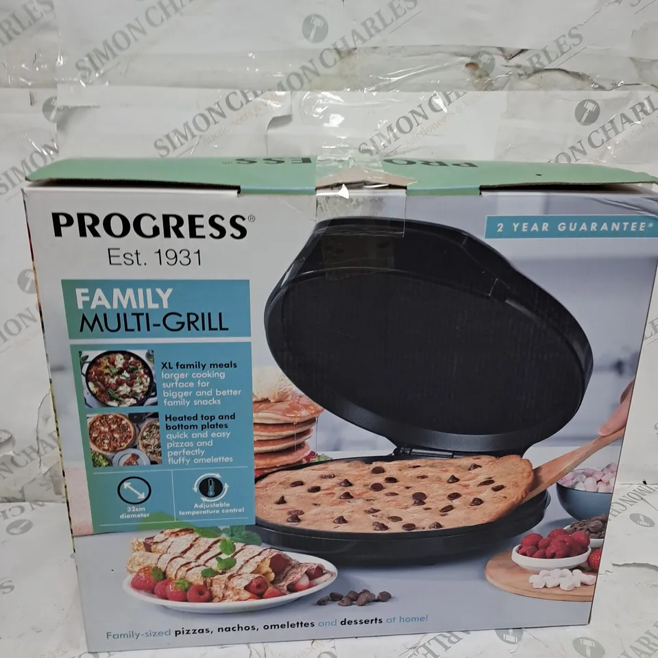 BOXED PROGRESS FAMILY MULTI GRILL 