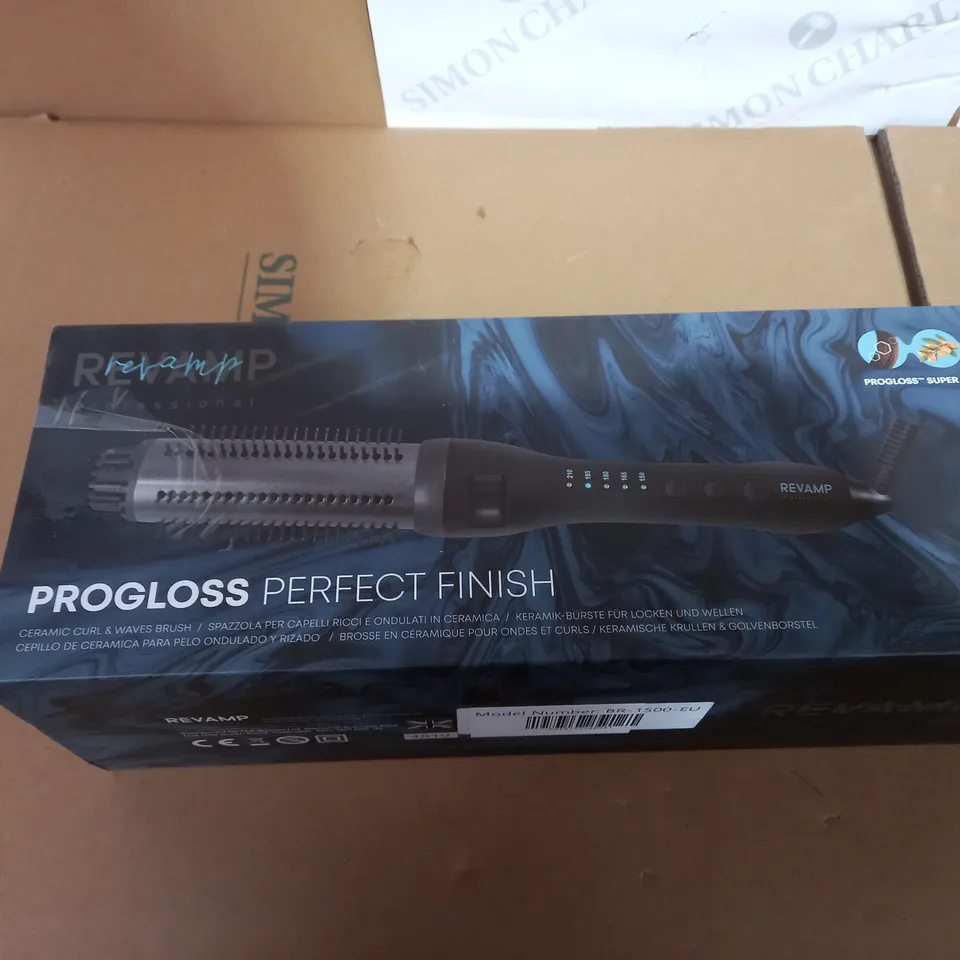 REVAMP, PROGLOSS PERFECT FINISH, CURL AND WAVES BRUSH