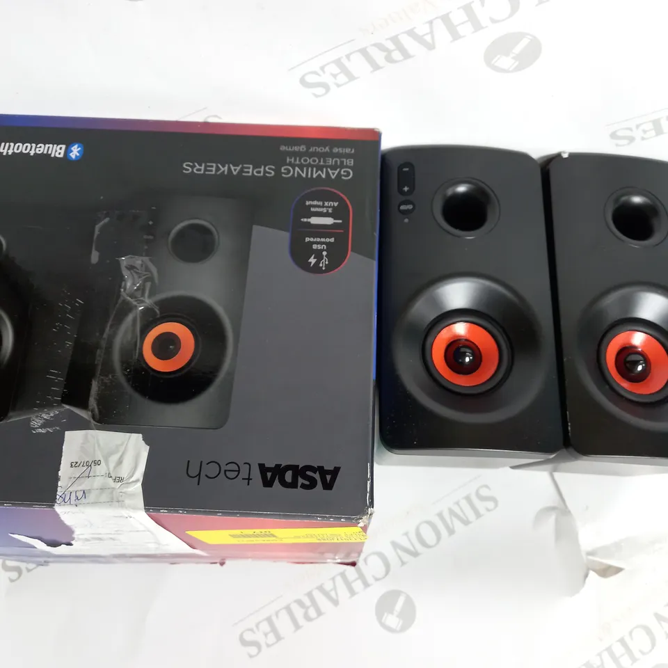 BOXED BLUETOOTH GAMING SPEAKERS - BLACK