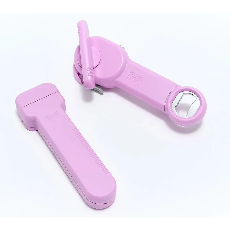 KUHN RIKON 6-1 COMPACT AUTO SAFETY CAN OPENER IN LILAC