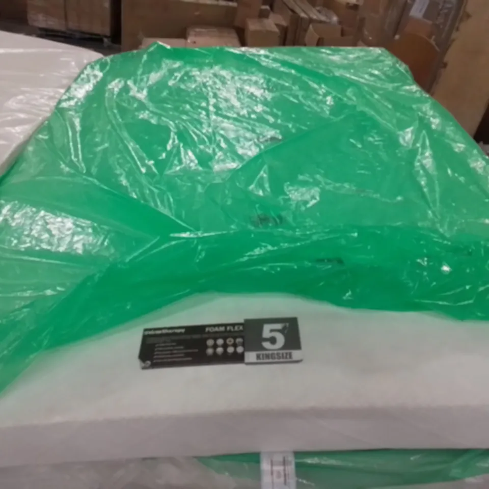 BAGGED VISCO THERAPY FOAM FLEX 5FT KING MATTRESS - APPROX 150X200CM