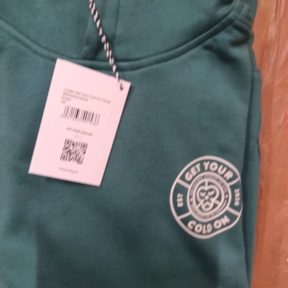 BRAND NEW BRASS MONKEY HOODIES - GREEN XS APPROXIMATELY 5