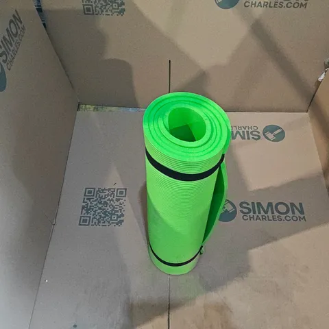 ROLLED EXERCISE MAT - GREEN