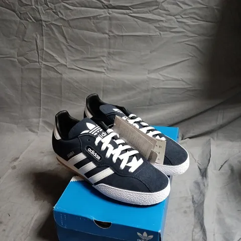 ADIDAS SAMBA SUPER SUEDE NAVY SNEAKERS – UK 8 (EU 42)