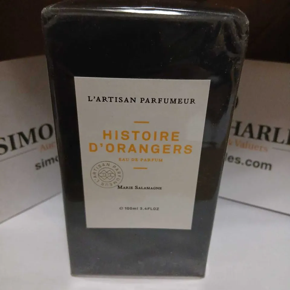 BOXED AND SEALED L'ARTISAN PARFUMER HISTOIRE D'ORANGERS EAU DE PARFUM MARIE SALAMAGNE 100ML