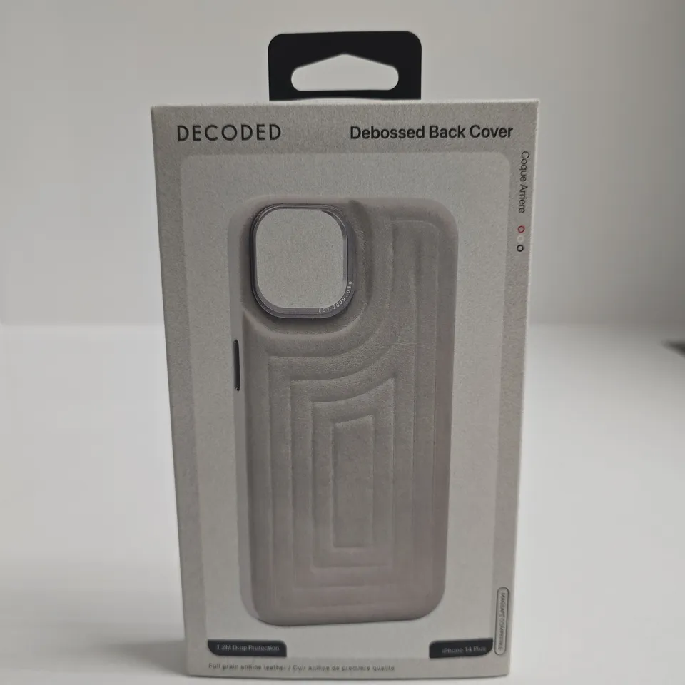 DECODED DEBOSSED IPHONE 14 PLUS BACK COVER CASE – BOX OF 10