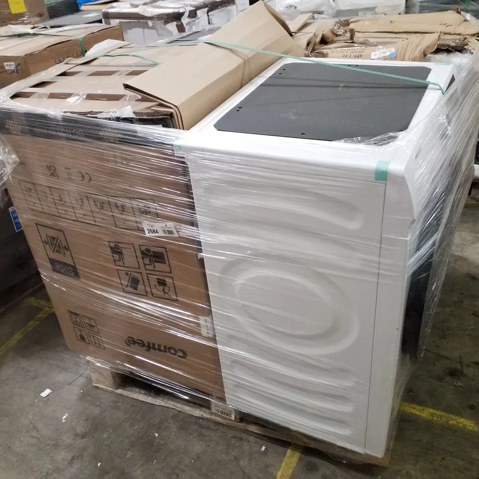 PALLET OF APPROXIMATELY 4 UNPROCESSED RAW RETURN WHITE GOODS TO INCLUDE;