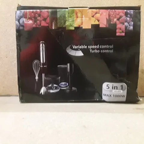 BOXED 5 IN 1 VARIABLE SPEED CONTROL BLENDER