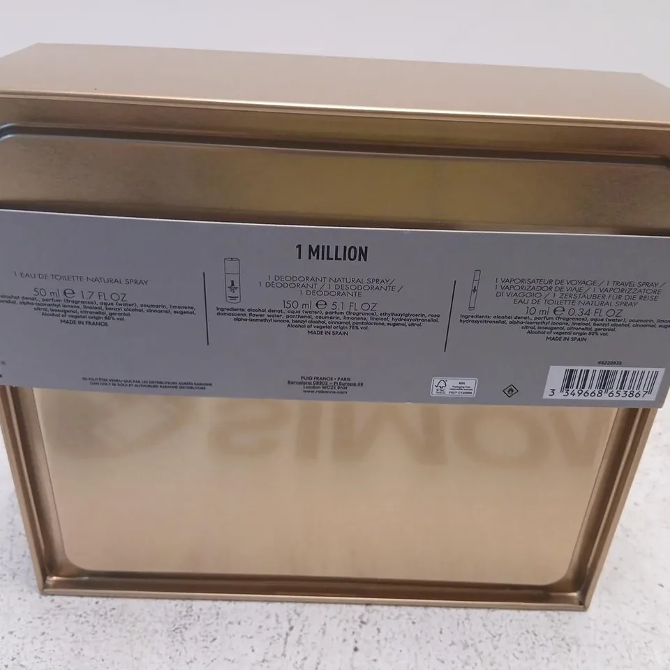 PACO RABANNE 1 MILLION FRAGRANCE GIFT SET – BOXED