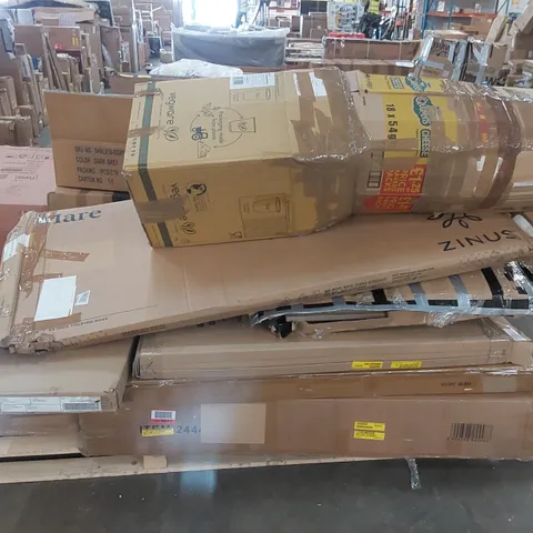 PALLET OF ASSORTED FURNITURE PARTS 