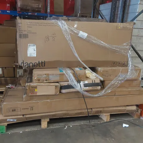 PALLET CONTAINING A VERY LARGE QUANTITY OF ASSORTED FURNITURE PARTS