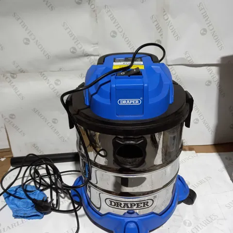 DRAPER 20515 WET AND DRY 1250W VACUUM CLEANER