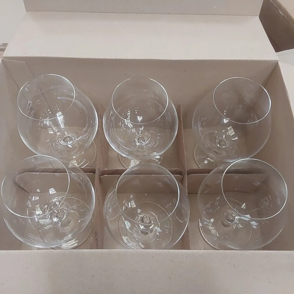 6x BRAND NEW BOXED RONA 66CL BRANDY GLASSES