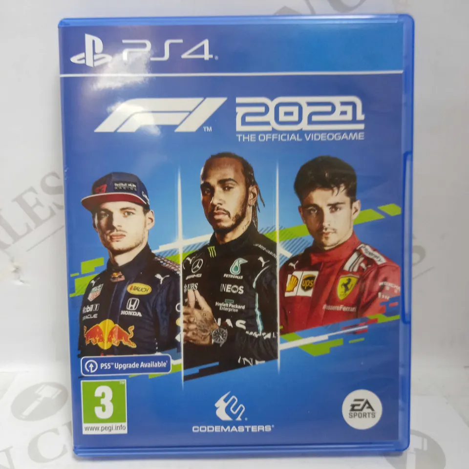 F1 2021 PLAYSTATION 4 GAME