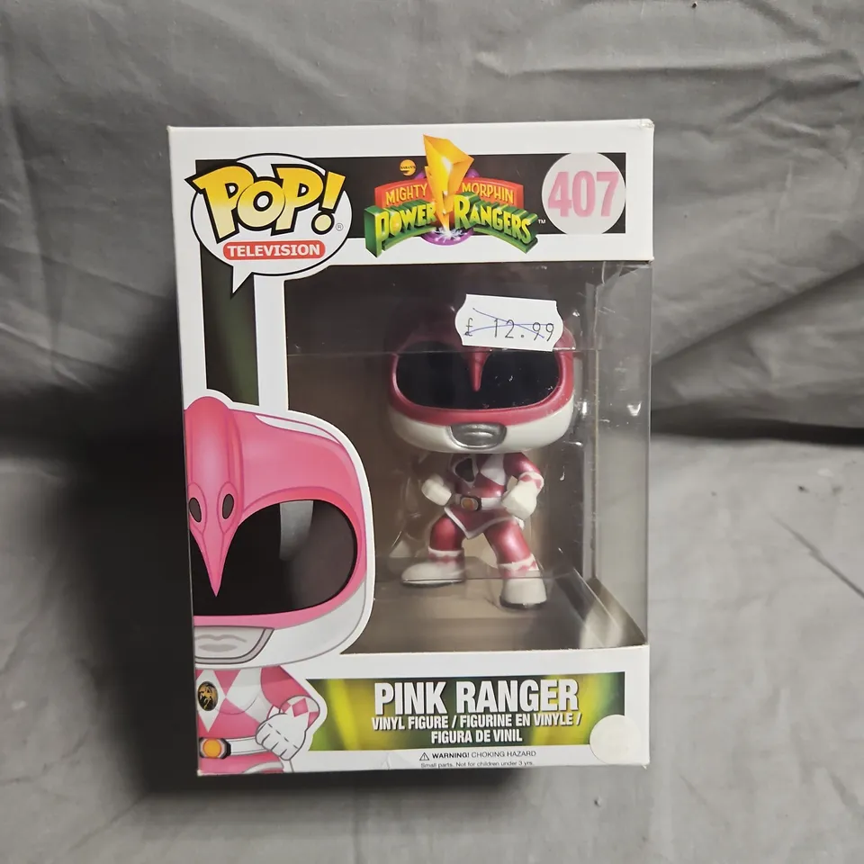 BOXED FUNKO POP! PINK RANGER VINYL FIGURE – MIGHTY MORPHIN POWER RANGERS