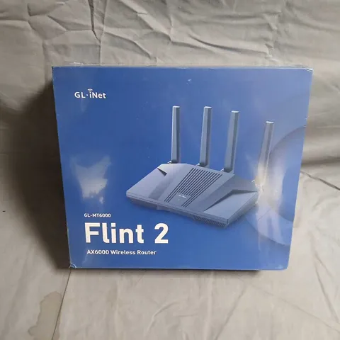 GL.INET FLINT 2 AX6000 WIRELESS ROUTER – BOXED AND SEALED