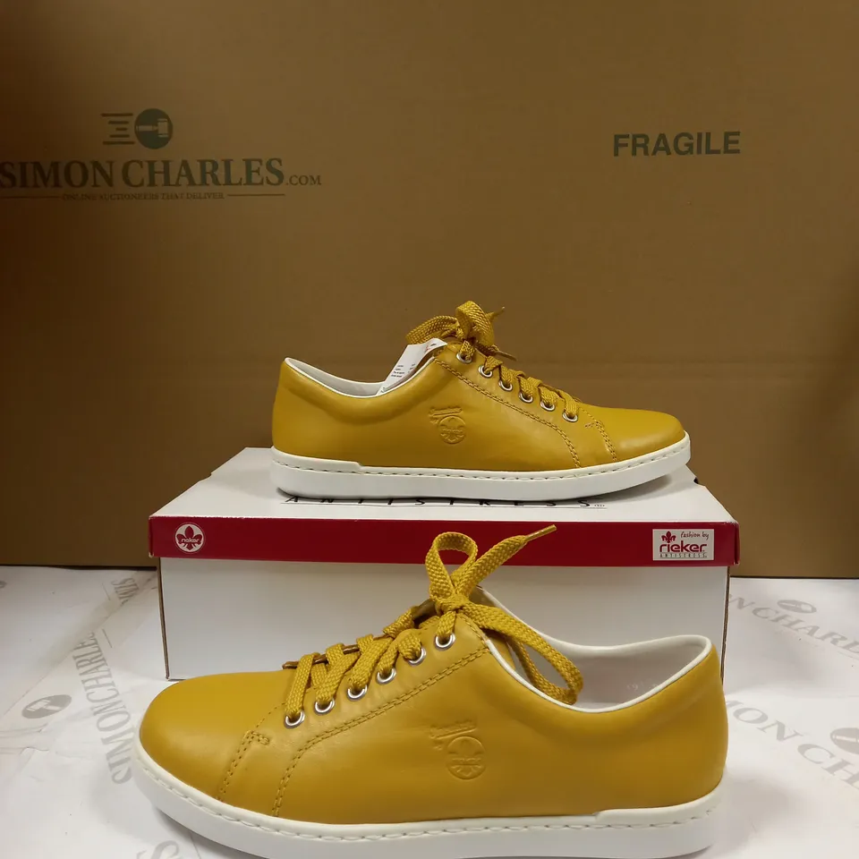 RIEKER LACE UP TRAINERS SIZE 6