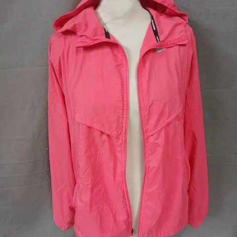 NIKE RUNNING WOMENS PINK LIGHTEIGHT JACKET - S