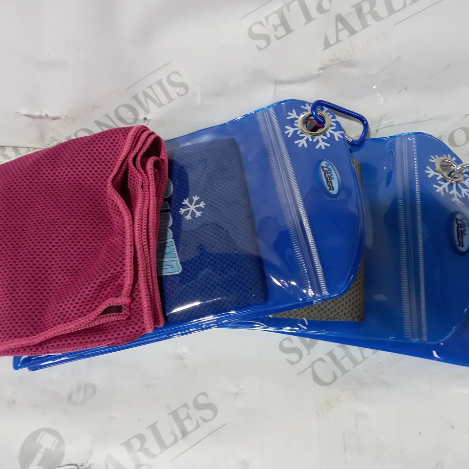 AQUA LASER SET OF 4 COOL DOWN TOWELS