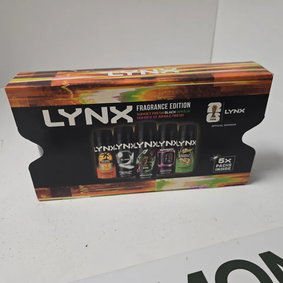 LYNX FRAGRANCE EDITION GIFT SET – 5 FRAGRANCE BOTTLES