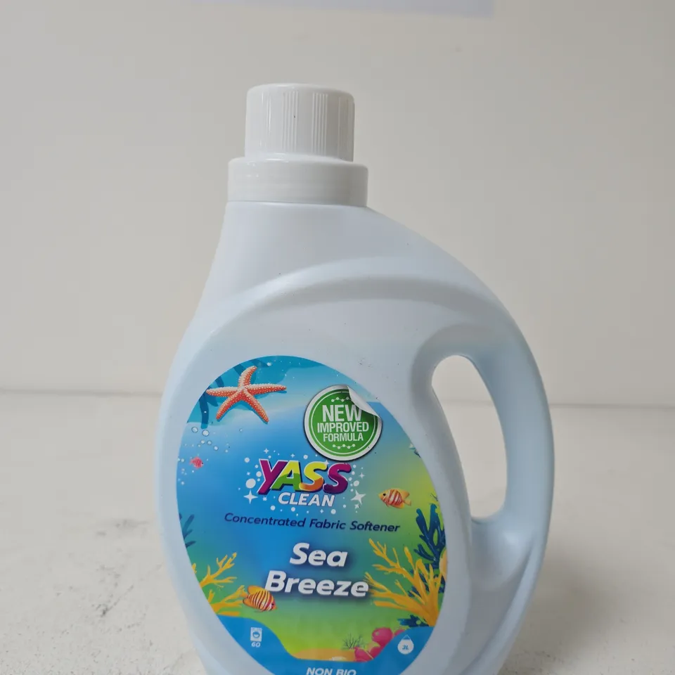 YASS CLEAN SEA BREEZE FABRIC SOFTENER – CONCENTRATED, NON-BIO - 2L