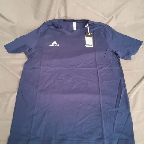 ADIDAS ENTRADA TEE IN NAVY SIZE M