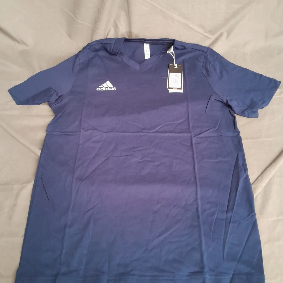 ADIDAS ENTRADA TEE IN NAVY SIZE M