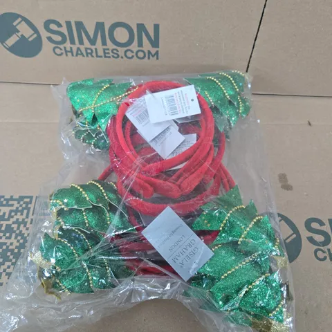 12 X GISELA GRAHAM FESTIVE HEADBANDS 