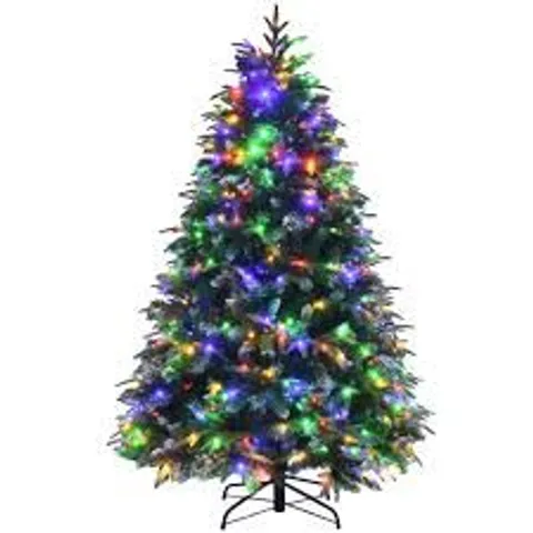 BOXED COSTWAY MULTICOLOUR LED PRE-LIT ARTIFICIAL CHRISTMAS TREE 5FT