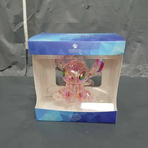 BOXED DISNEY STICH ANGEL FACET FIGURINE