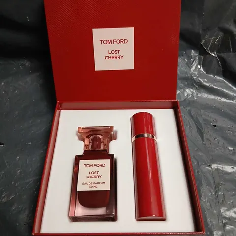 BOXED TOM FORD PRIVATE BLEND LOST CHERRY EAU DE PARFUM SET