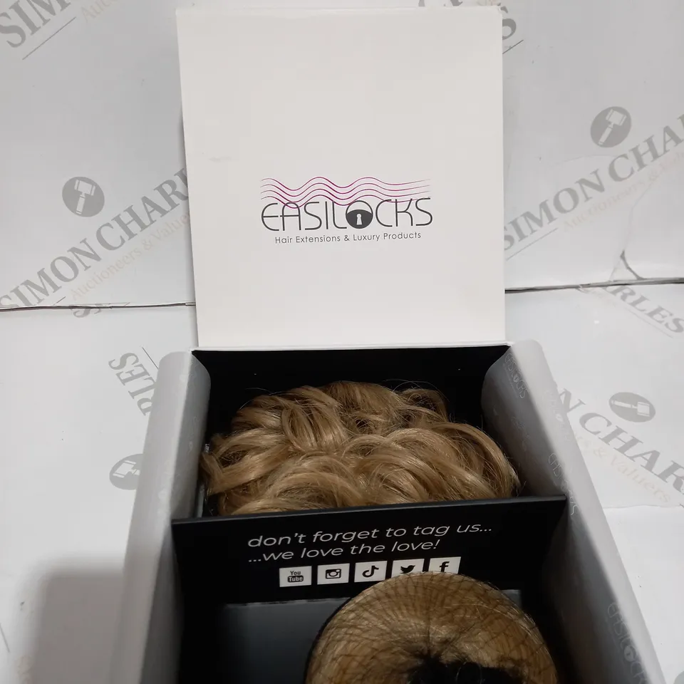 EASILOCKS SET OF 2 SCRUNCHIES SAND AND VANILLA