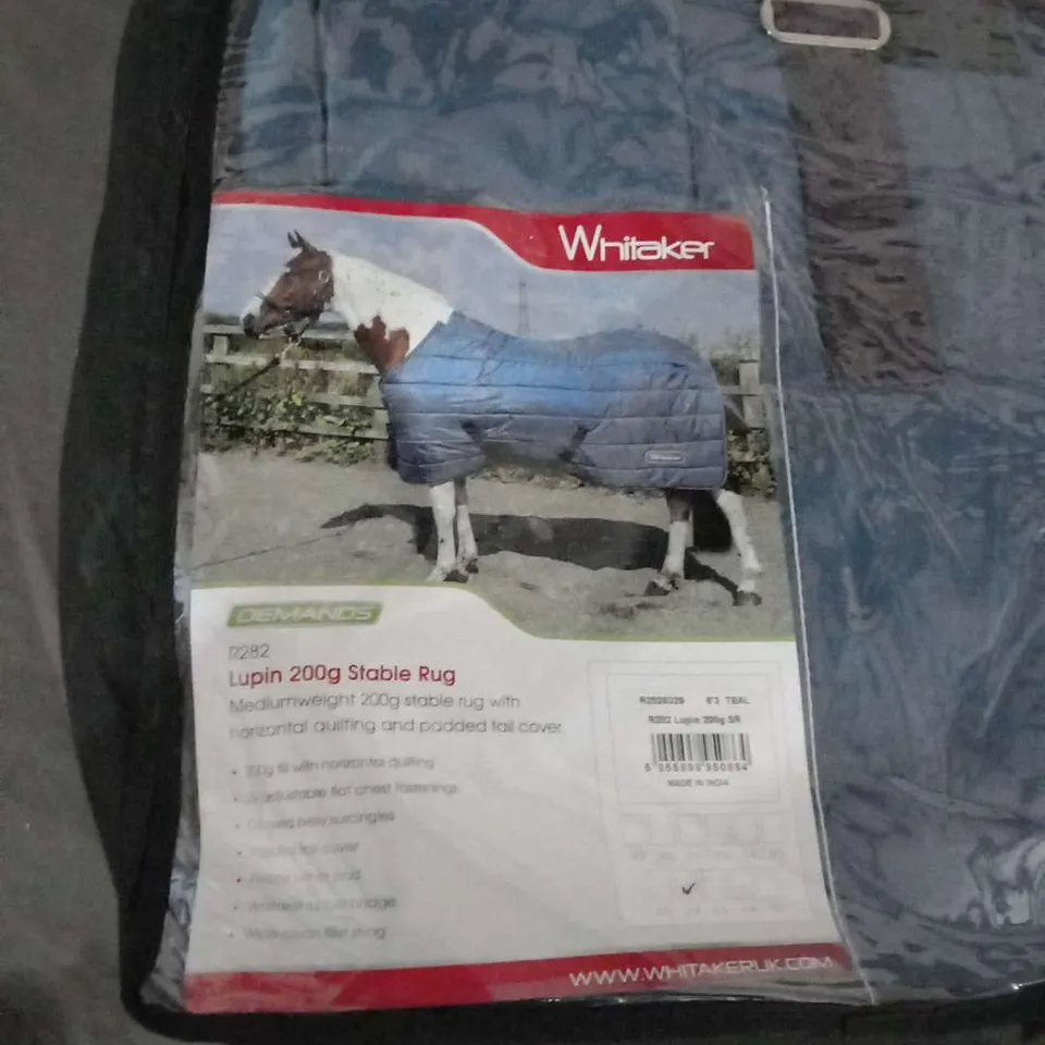 WHITAKER DEMANDS R282 LUPIN 200G STABLE RUG