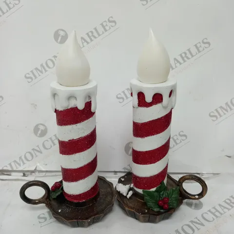 SNOWMAN CANDLE STICK