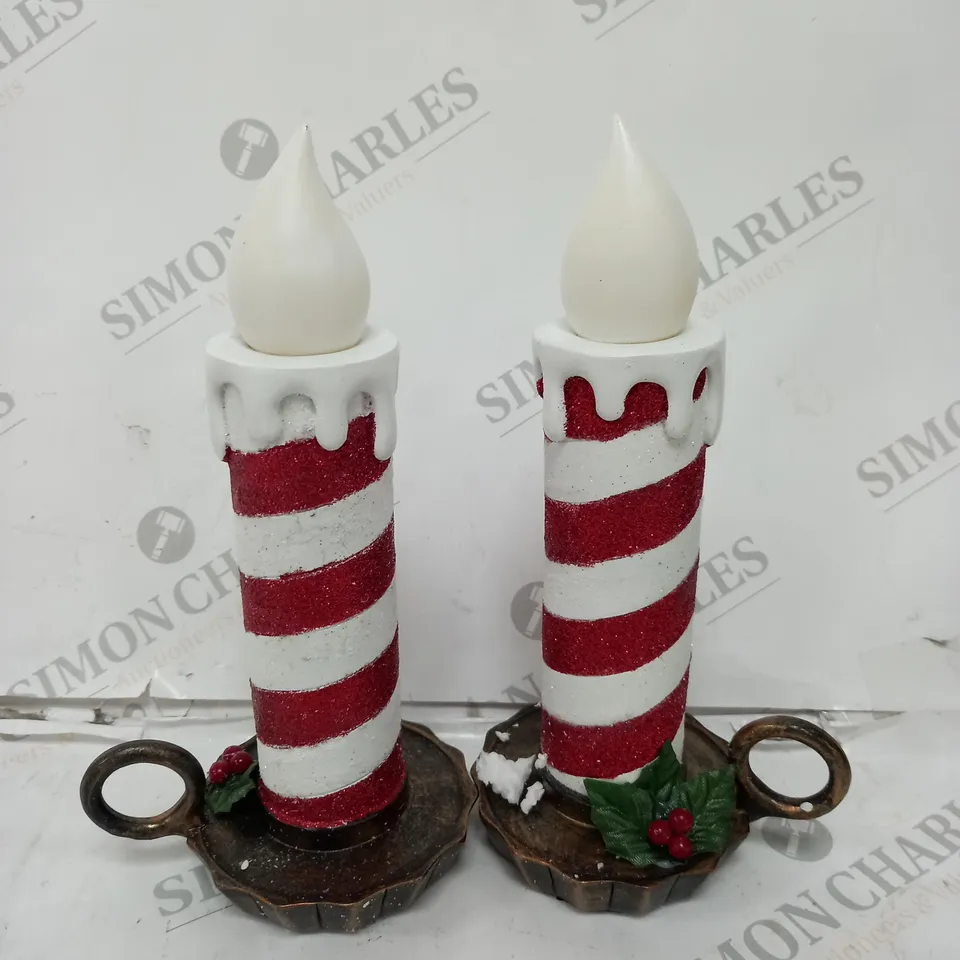 SNOWMAN CANDLE STICK