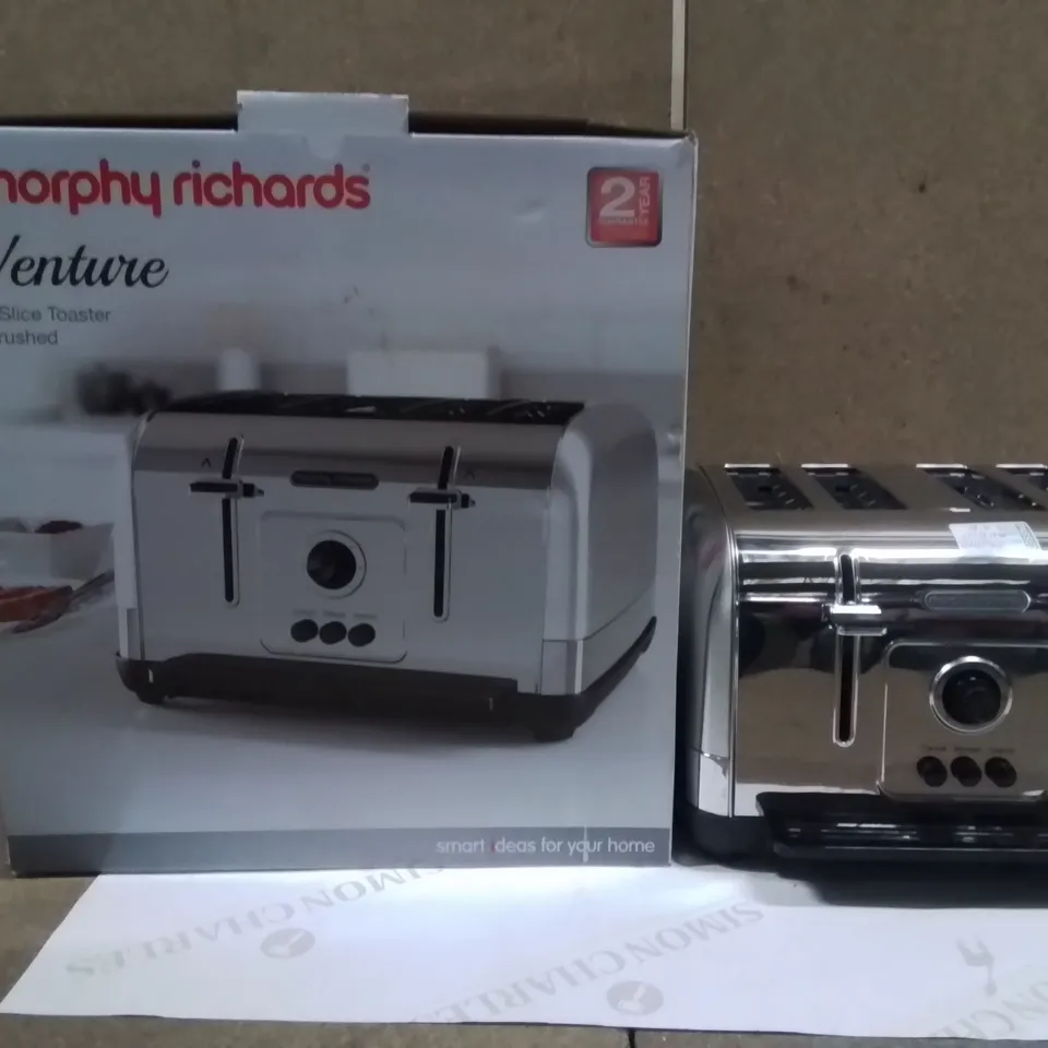BOXED MORPHY RICHARDS 4 SLICE TOASTER