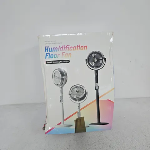 HUMIDIFICATION FLOOR FAN β REMOTE INCLUDED, BOXED