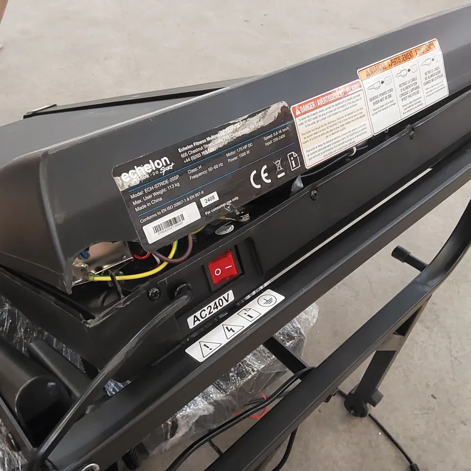 ECHELON STRIDE 20 SPORT TREADMILL RRP £599